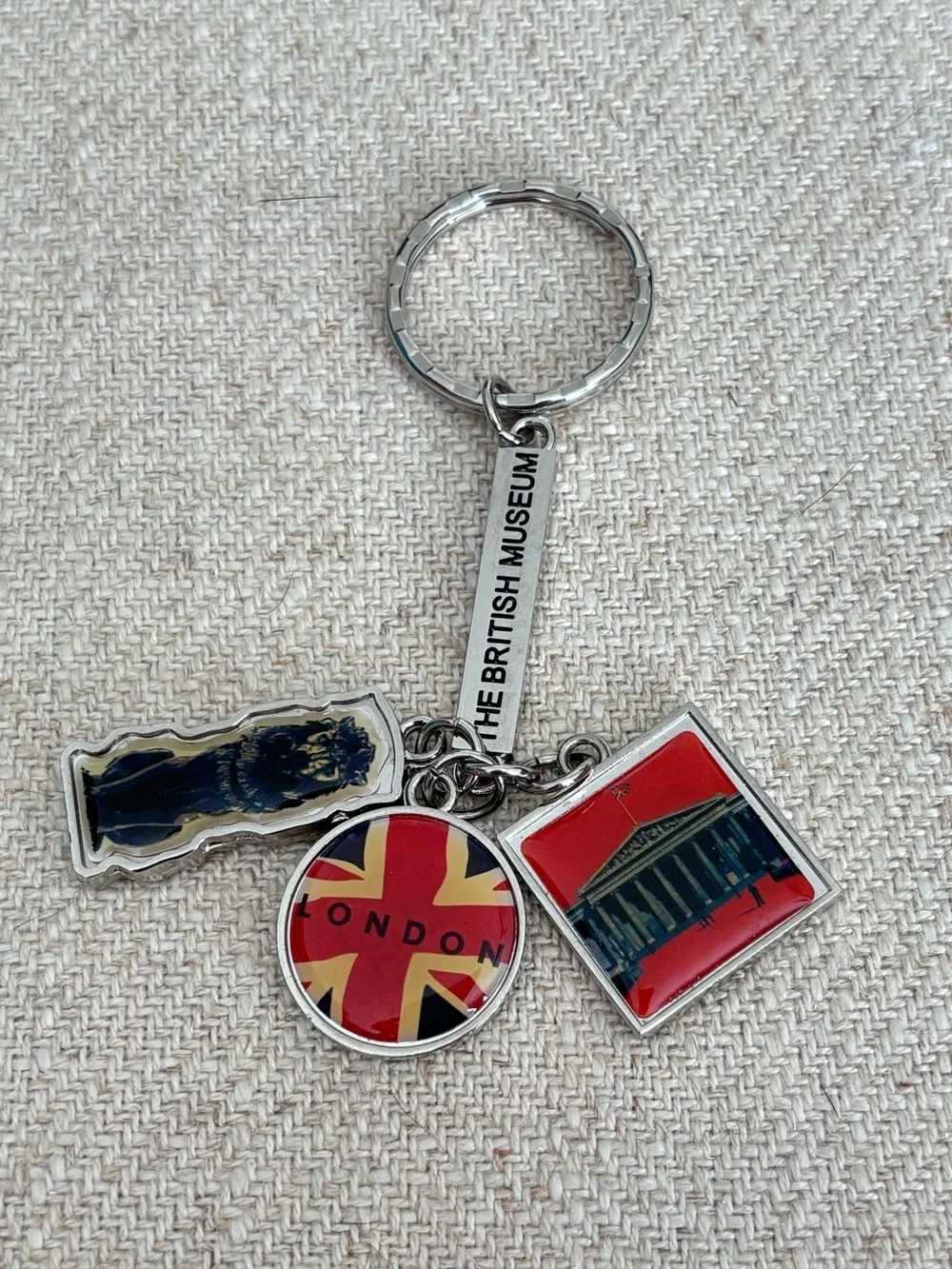 Vintage The British Museum Key Chain